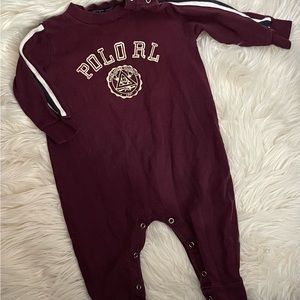Polo by Ralph Lauren baby boy long sleeve romper